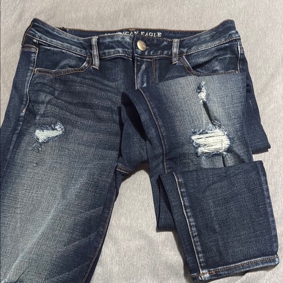 American Eagle Skinny Jeans Distressed Style - Picture 1 of 6